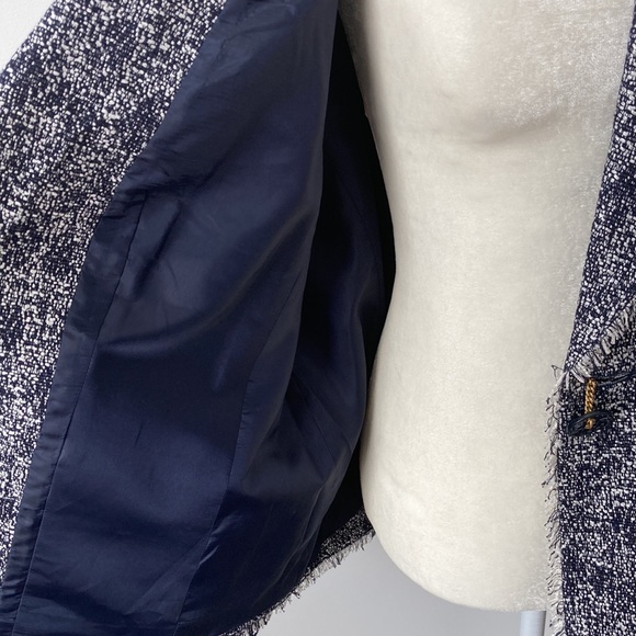 Talbots Fringed Edge Tweed Jacket - Picture 10 of 13